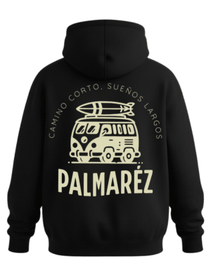 Sudadera con capucha "Camino corto, sueños largos"